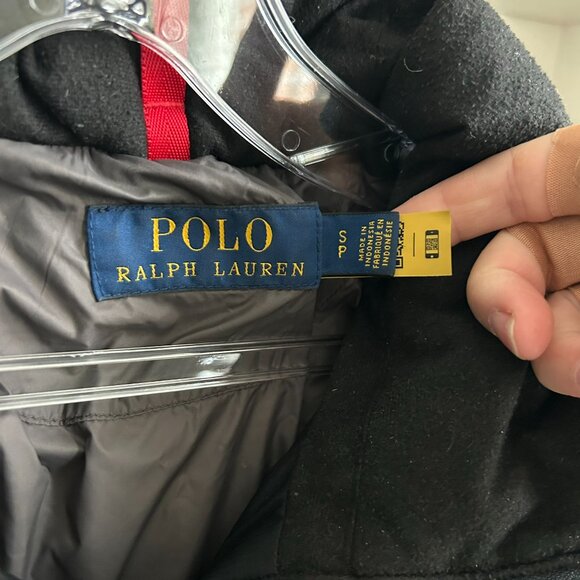 POLO RALPH LAUREN Black Nylon Men's Down Puffer Winter Jacket US. S - Picture 7 of 8